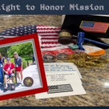 Flight To Honor Mission 11 - Circuit Judges Brenda P. Ramirez, Melissa Gravitt, and Lori Winstead standing next to two United States Veterans in Washington, D.C. on May 5, 2026